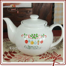 Ceramic Teapot With Christmas Design